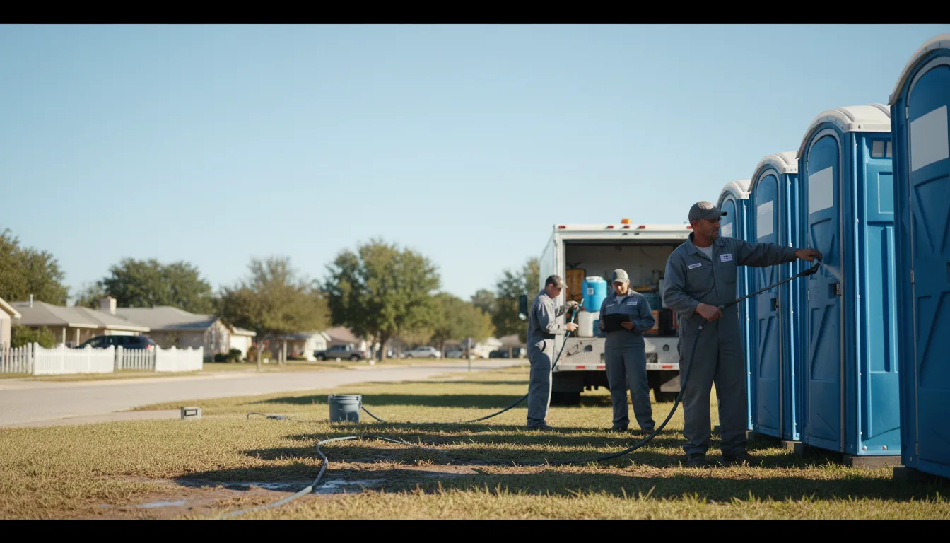 Long-Term Portable Toilet Rental in Cutler, OH near me